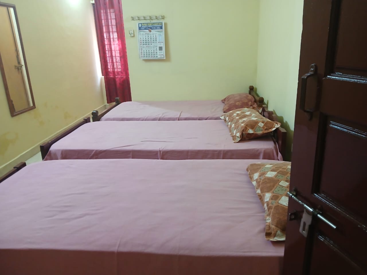 Room with beds