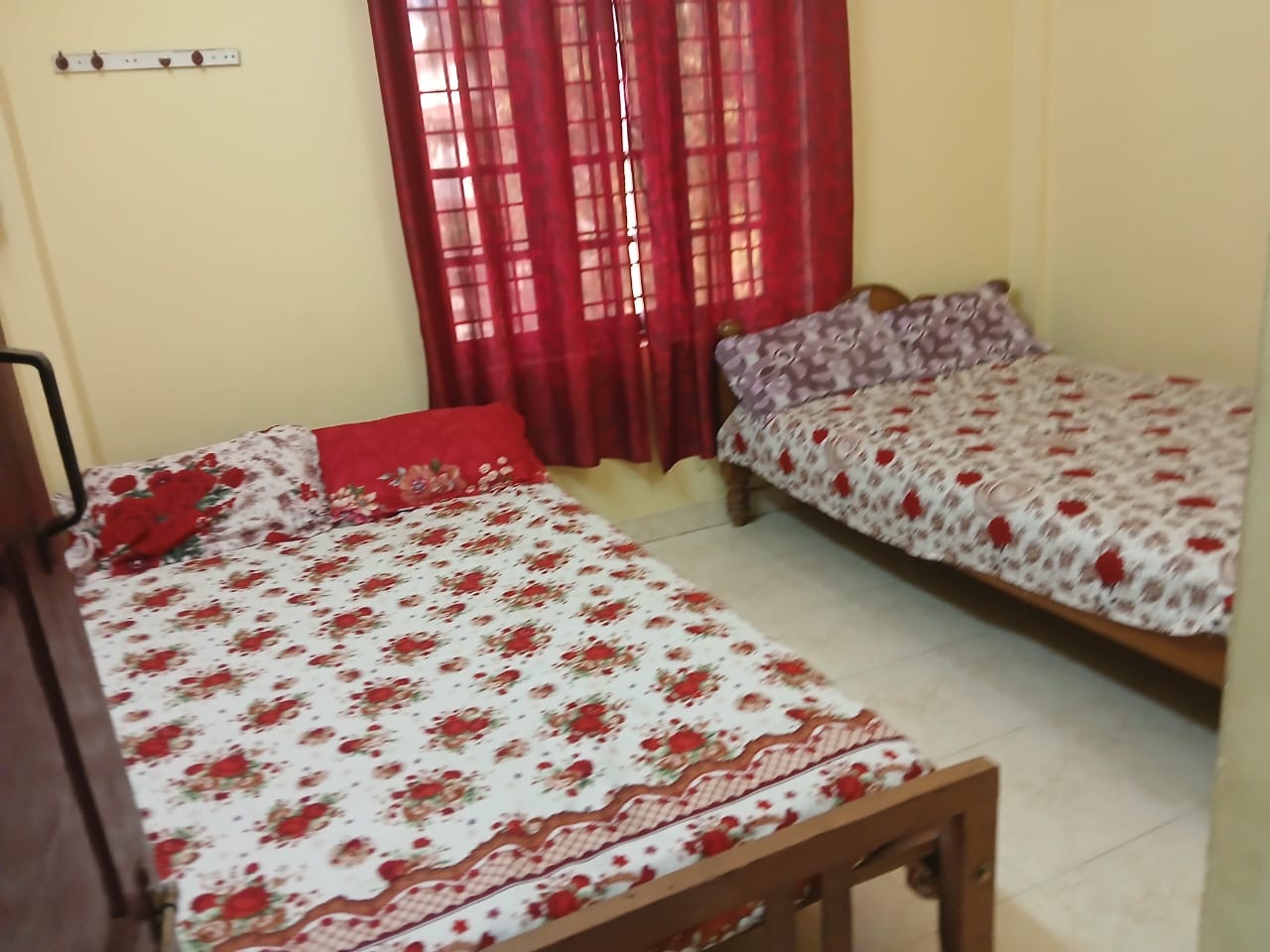 Room with bed