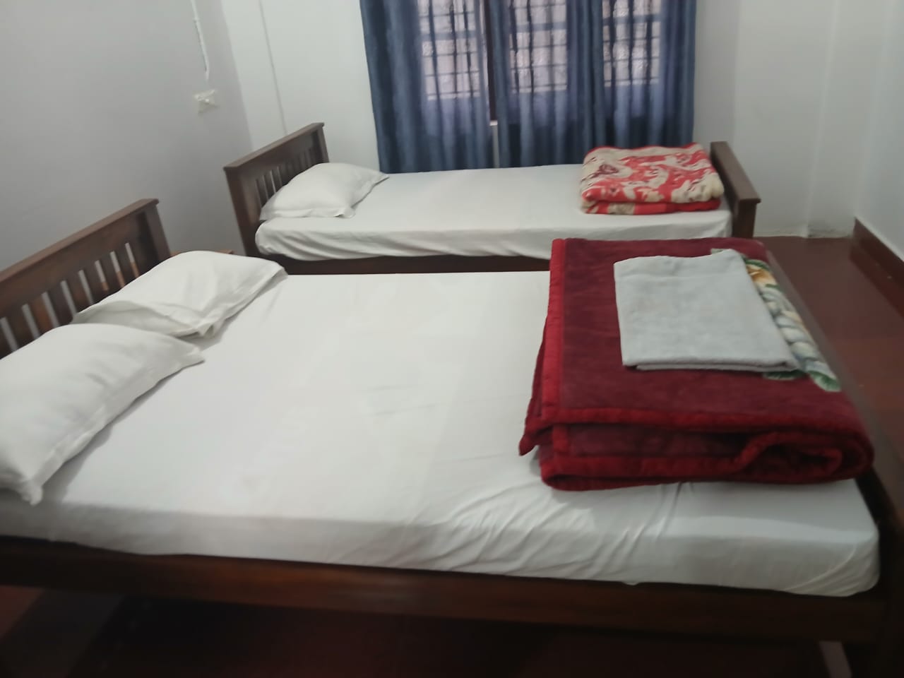 Room with beds